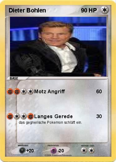 Pokemon Dieter Bohlen
