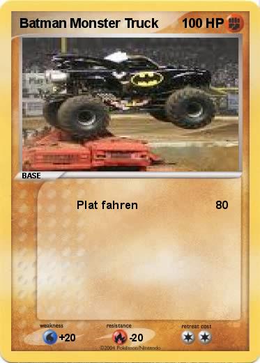 Pokemon Batman Monster Truck