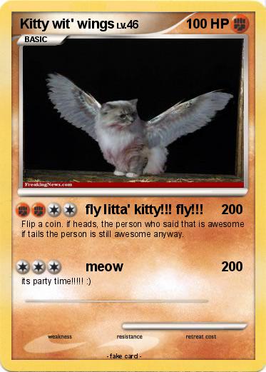Pokemon Kitty wit' wings