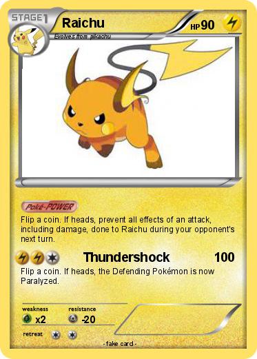 Pokemon Raichu