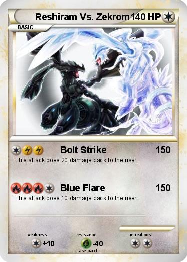 Pokemon Reshiram Vs. Zekrom