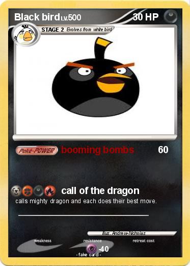 Pokemon Black bird