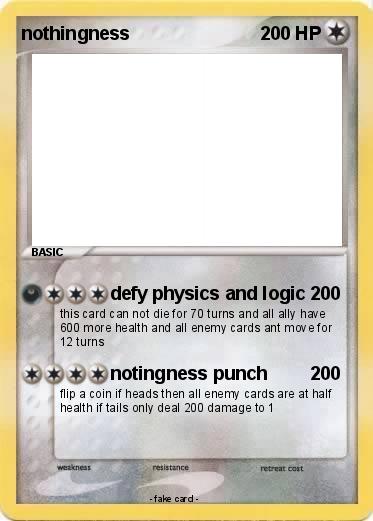 Pokemon nothingness