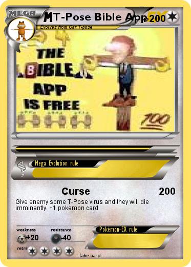 Pokemon T-Pose Bible App