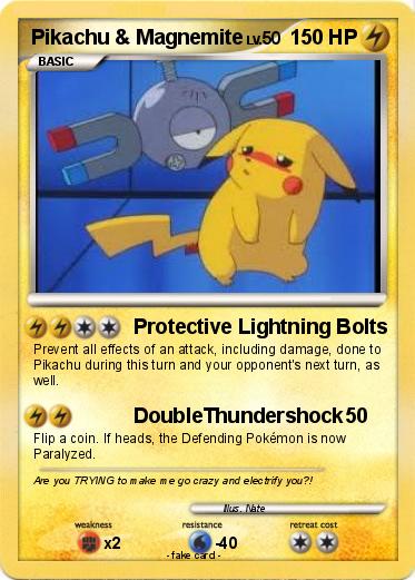 Pokemon Pikachu & Magnemite