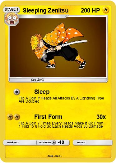 Pokemon Sleeping Zenitsu