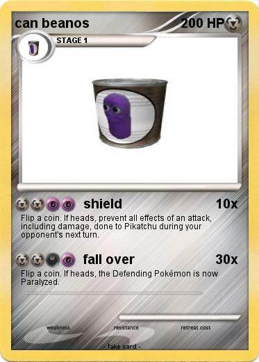 Pokemon can beanos