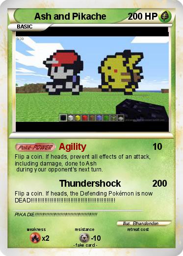 Pokemon Ash and Pikache