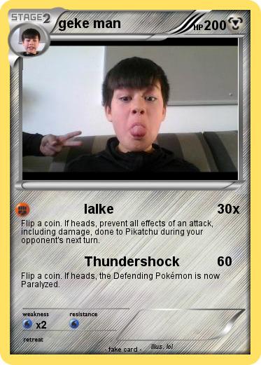 Pokemon geke man