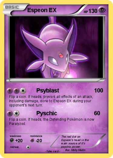 Pokemon Espeon EX