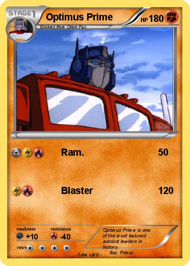 Pokemon Optimus Prime