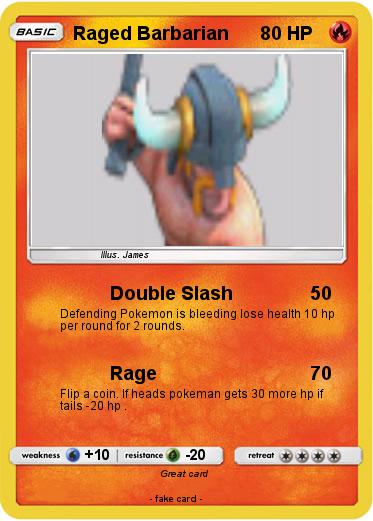 Pokemon Raged Barbarian