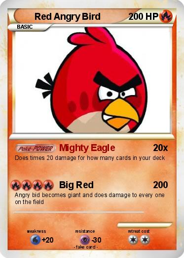 Pokemon Red Angry Bird