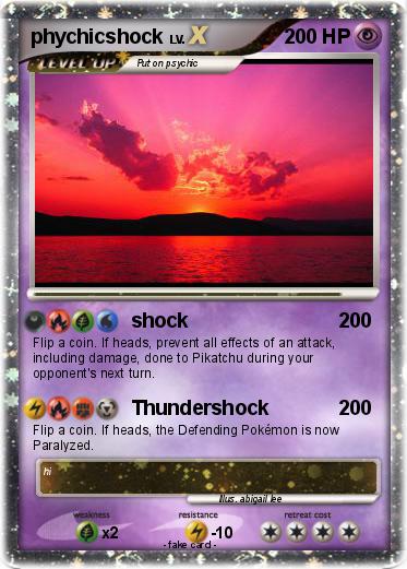 Pokemon phychicshock