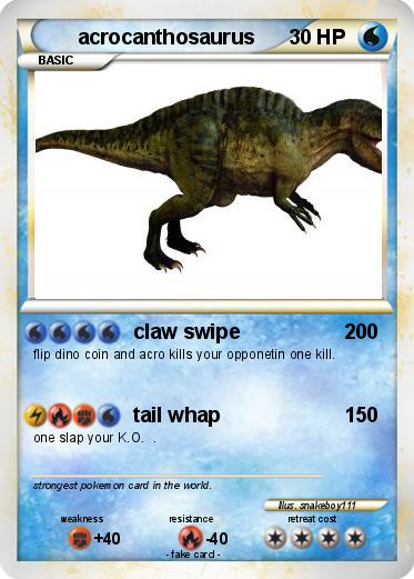 Pokemon acrocanthosaurus