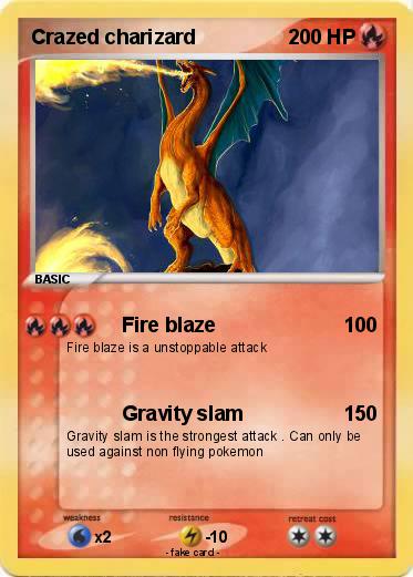 Pokemon Crazed charizard