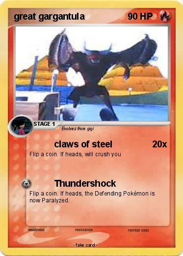 Pokemon great gargantula