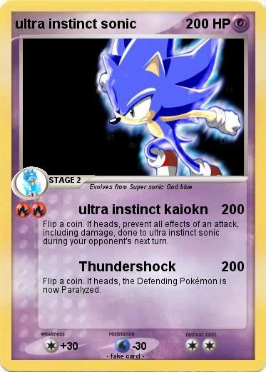 Pokemon ultra instinct sonic