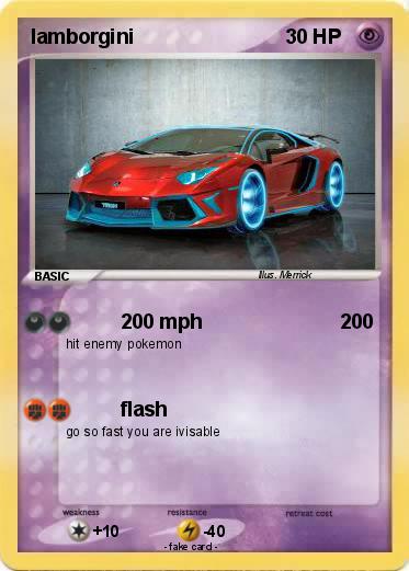 Pokemon lamborgini