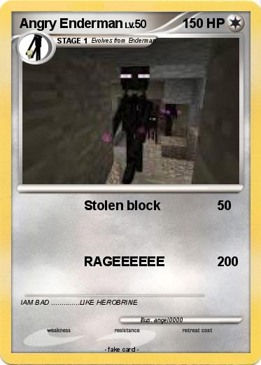 Pokemon Angry Enderman