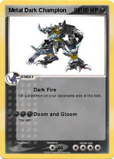 Pokemon Metal Dark Champion     99