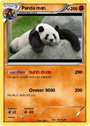 Pokemon Panda man