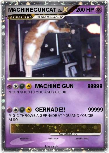Pokemon MACHINEGUNCAT