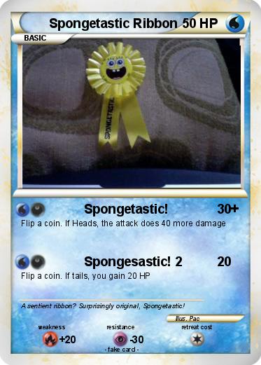 Pokemon Spongetastic Ribbon