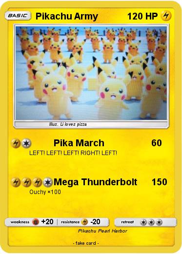 Pokemon Pikachu Army
