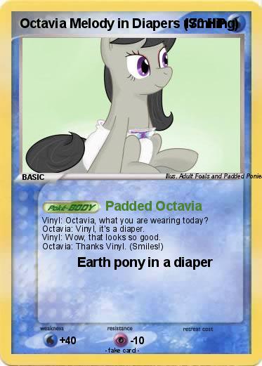 Pokemon Octavia Melody in Diapers (Smiling)