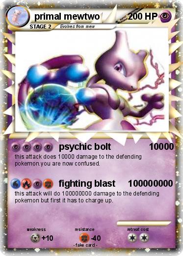 Pokemon primal mewtwo