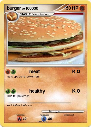Pokemon burger