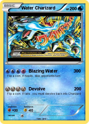 Pokemon Water Charizard