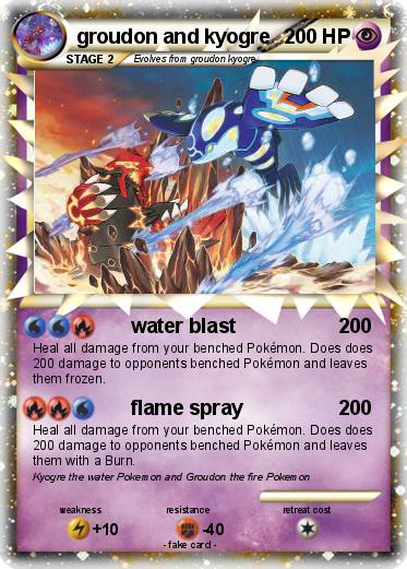 Pokemon groudon and kyogre