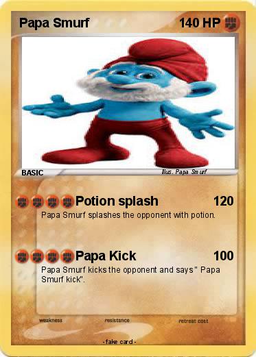 Pokemon Papa Smurf