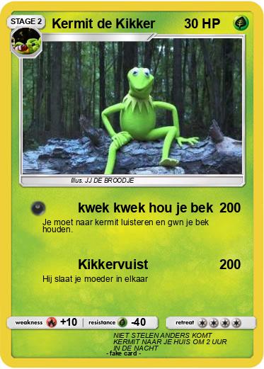 Pokemon Kermit de Kikker