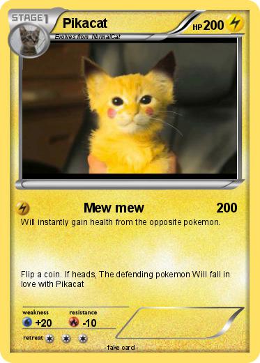 Pokemon Pikacat