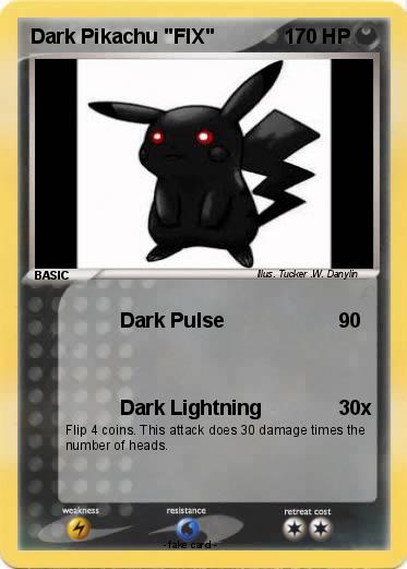 Pokemon Dark Pikachu "FIX"