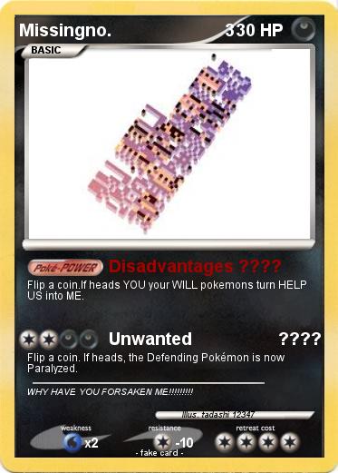Pokemon Missingno.                         3