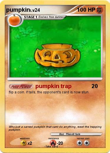 Pokemon pumpkin