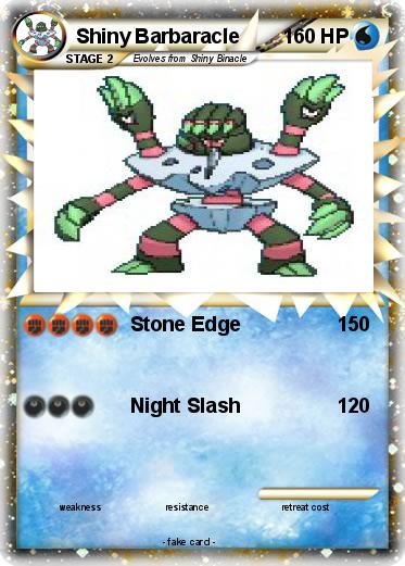 Pokemon Shiny Barbaracle