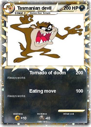 Pokemon Tasmanian devil