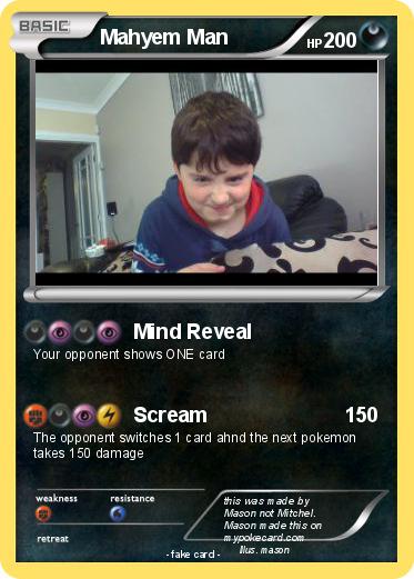 Pokemon Mahyem Man