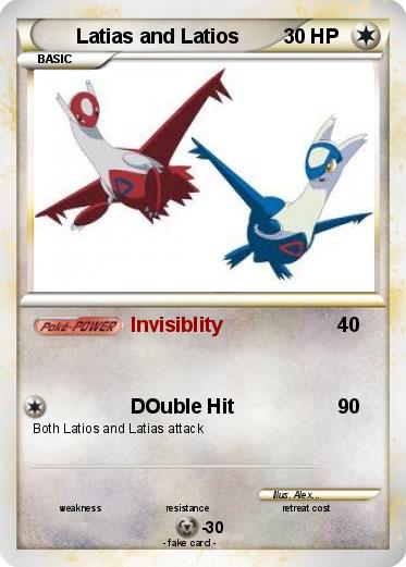 Pokemon Latias and Latios