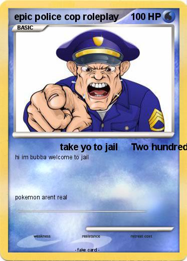 Pokemon epic police cop roleplay
