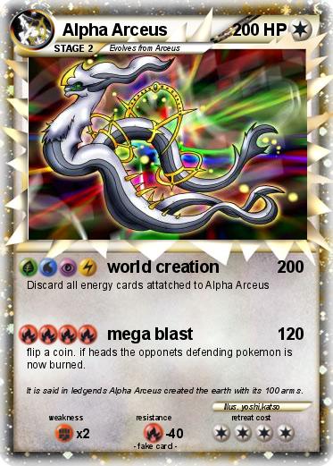 Pokemon Alpha Arceus