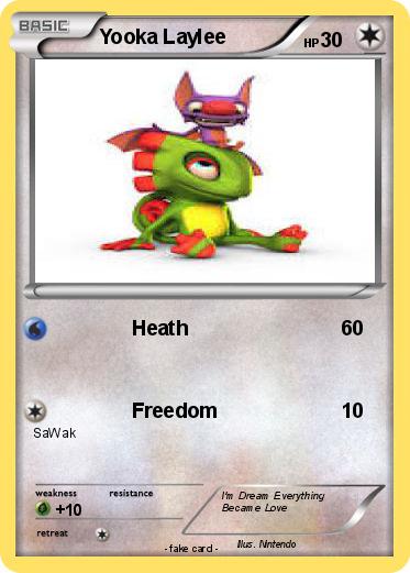 Pokemon Yooka Laylee