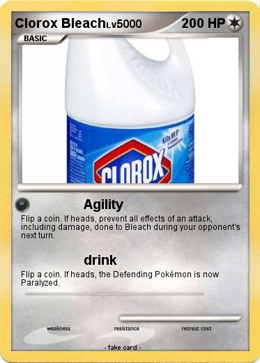Pokemon Clorox Bleach