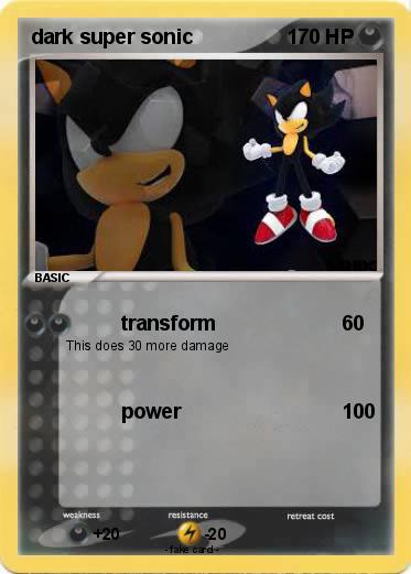 Pokemon dark super sonic