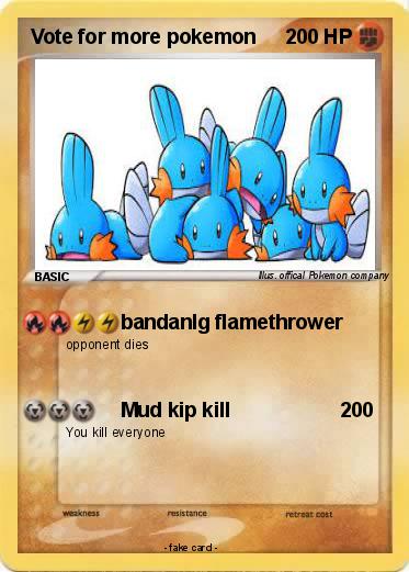 Pokemon Vote for more pokemon